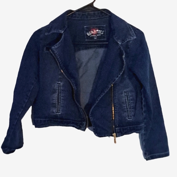 Beautees premium long-sleeved denim jacket - Picture 2 of 6